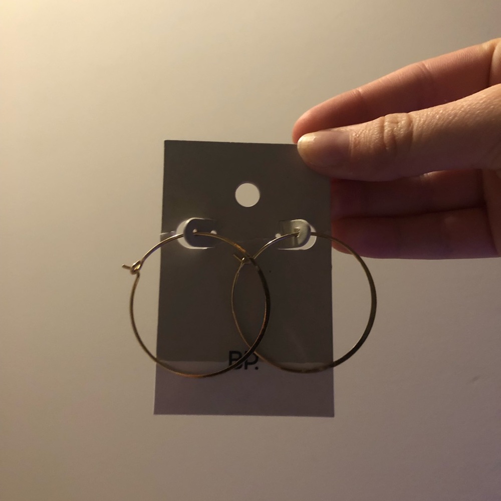 Gold BP hoops
